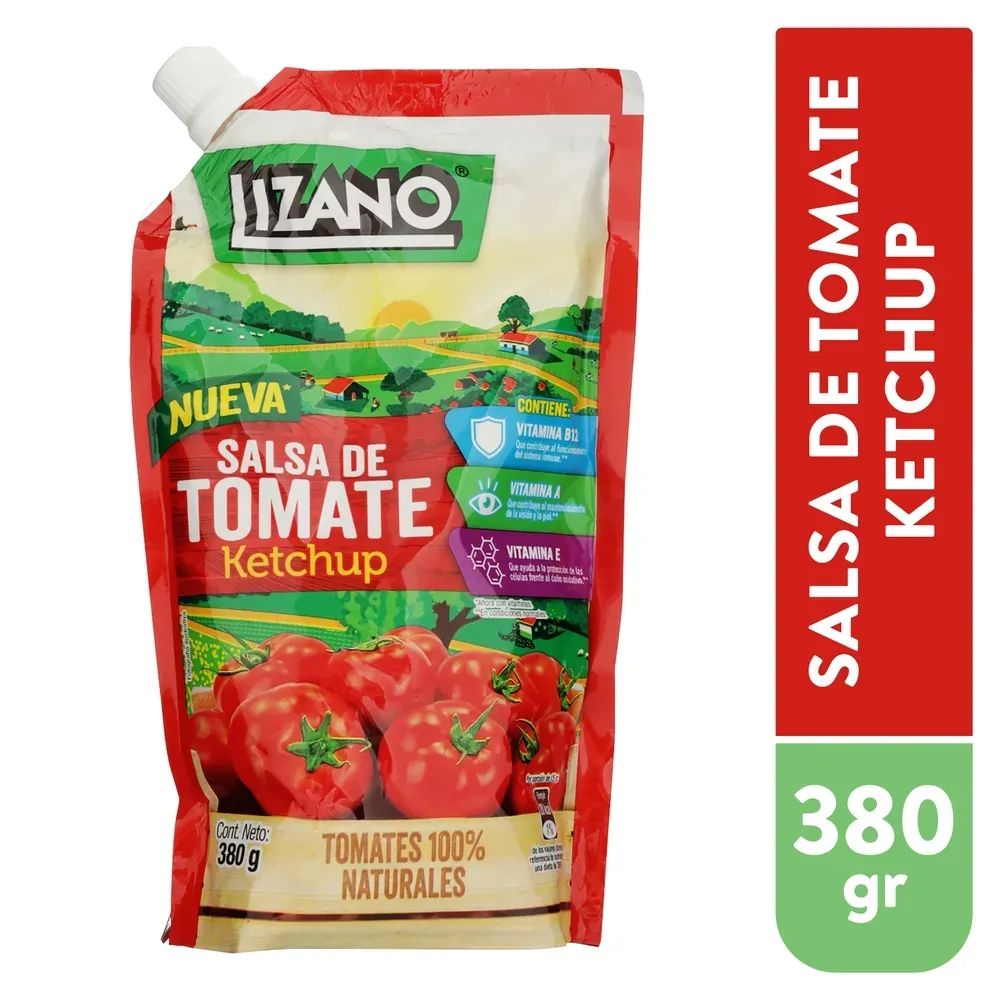 LIZANO SALSA DE TOMATE 380G