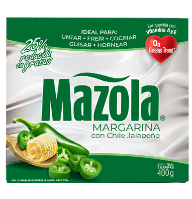 Mazola Margarina con Chile Jalapeño