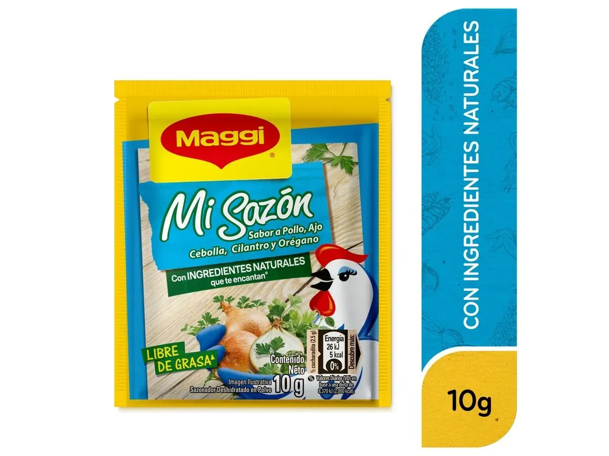 Consome Maggi Gallinita Mi Sazón 10g - 5 Uds