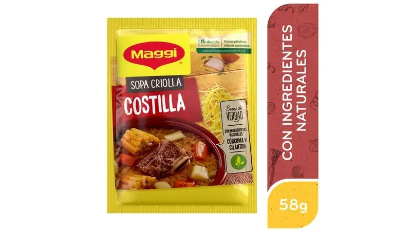 Sopa Maggi Criolla De Costilla - 58g
