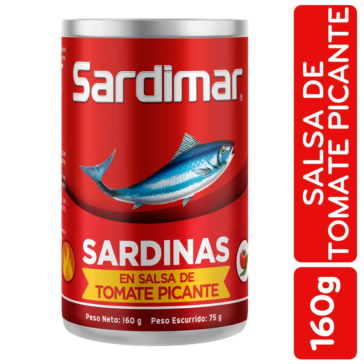 Sardina Salsa Tomate Picante Sardimar Lata 160 G