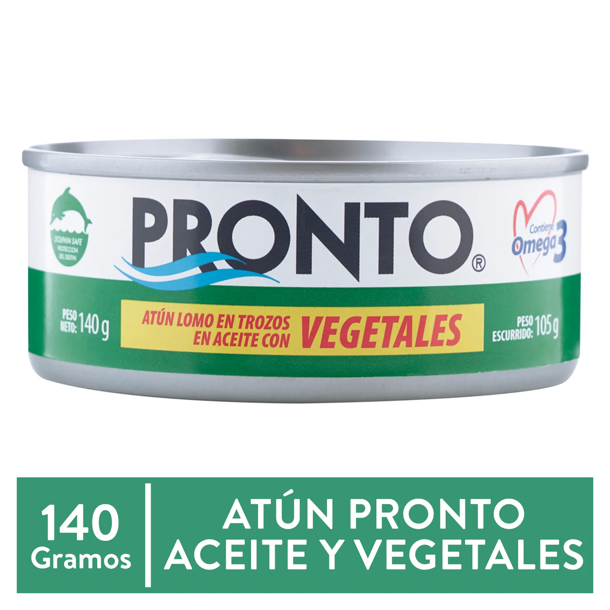 Pronto Atun Lomo en Trozos en Aceite xon Vegetales