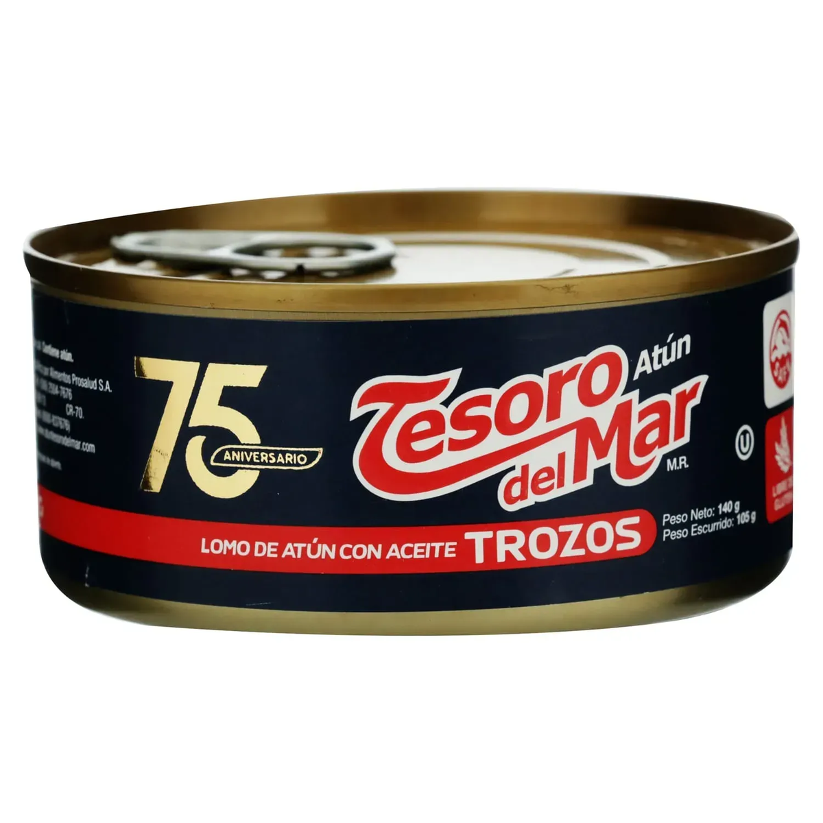 TESORO DEL MAR LOMO DE ATUN CON ACEITE TROCITOS