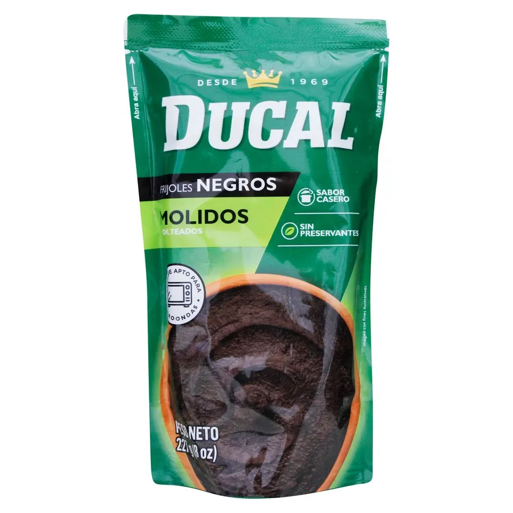 DUCAL FRIJOLES NEGROS MOLIDOS 227G