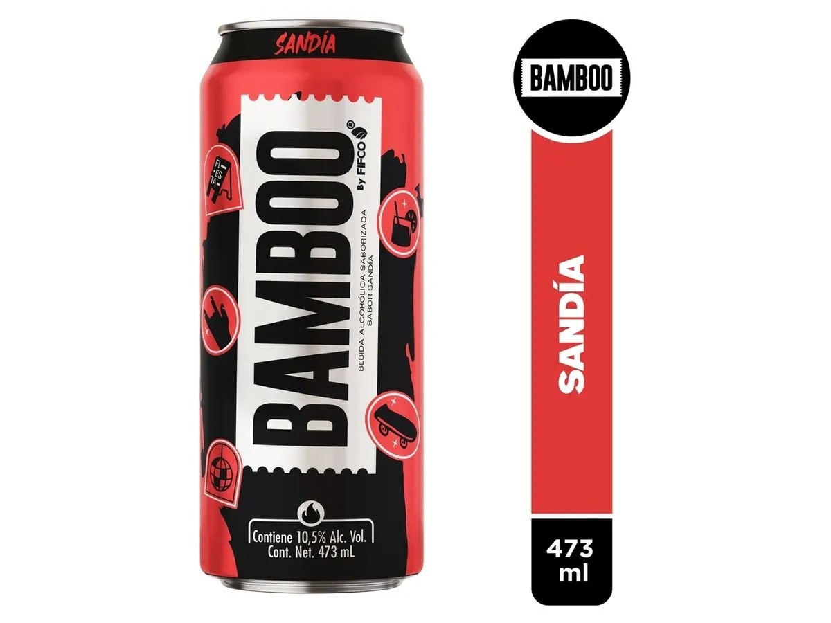Bebida Bamboo Sandía 10.0% alcohol - 437 ml
