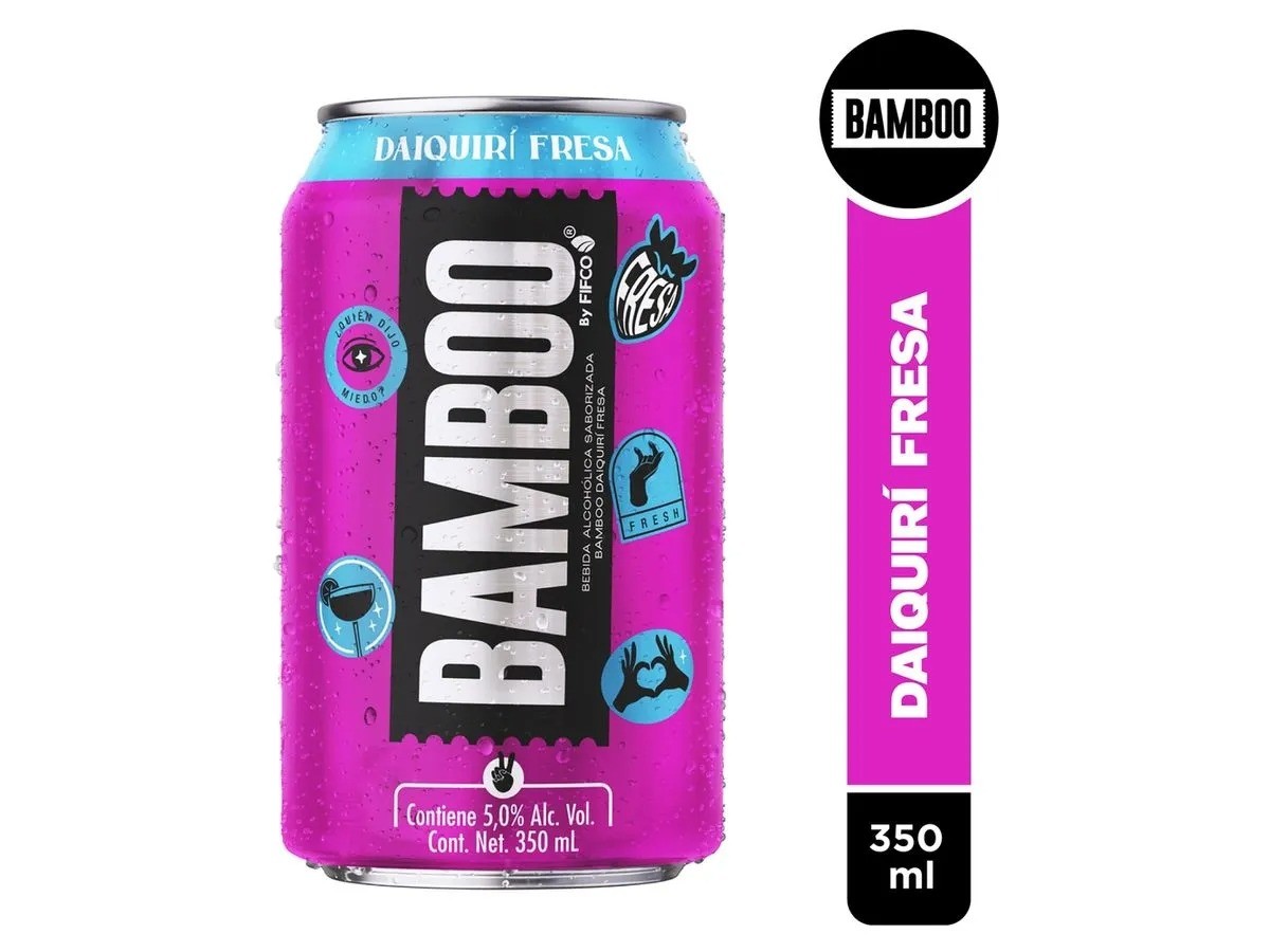 Bamboo Daiquiri Fresa lata 350ml