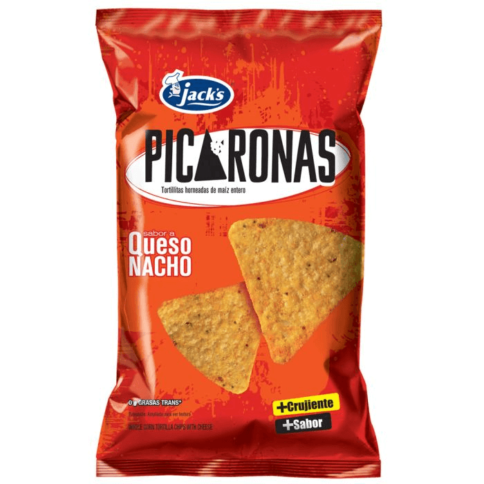 PICARONA QUESO NACHO 150G