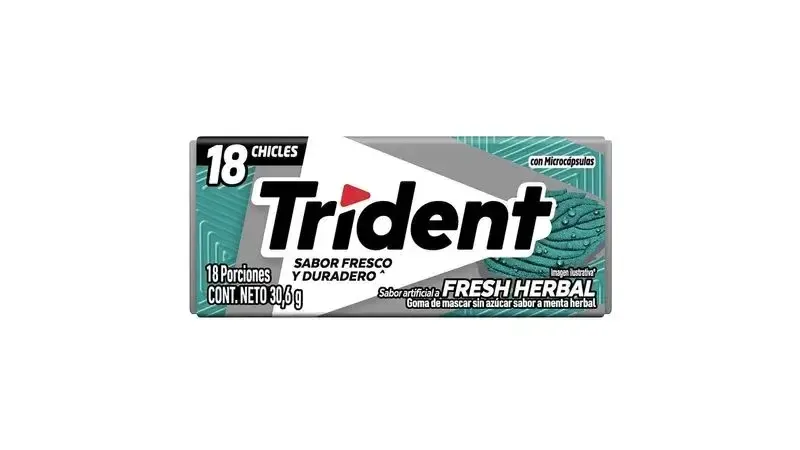 Trident Fresh Herbal 18 Chicles