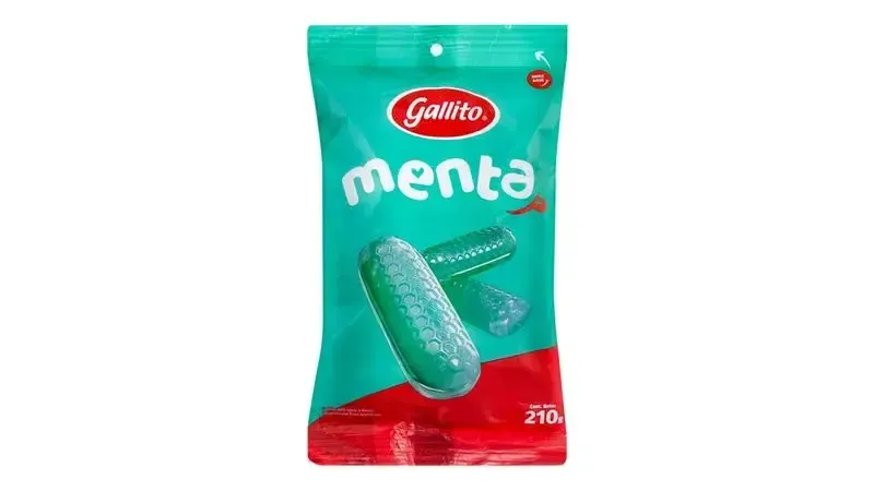 GALLITO CONFITES MENTA 210G