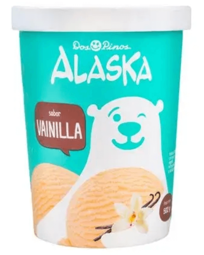 Helado Alaska Vainilla (1/4Gal) 502g