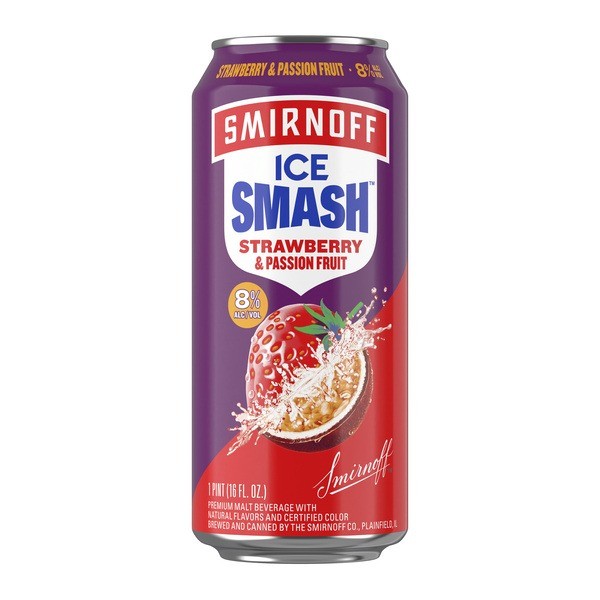 Smirnoff Ice Smash Strawberry Passionfruit, 8% ALC