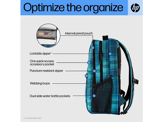 HP - Carrying backpack - Campus TPL XL BPk
