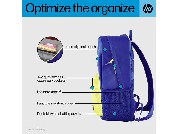 HP - Carrying backpack - Campus BLU BPk