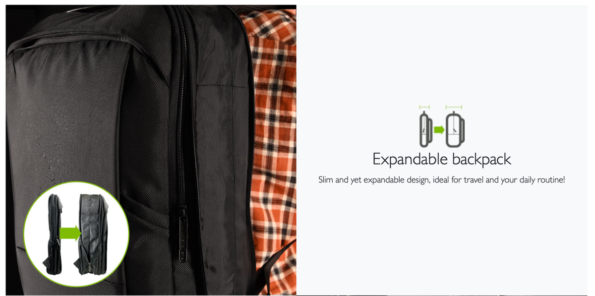Klip Xtreme - Notebook carrying backpack - 15.6" - BLACK