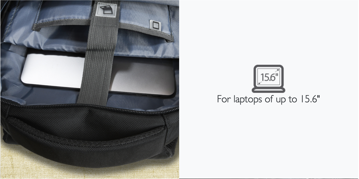 Klip Xtreme - Notebook carrying backpack - 15.6" - BLACK