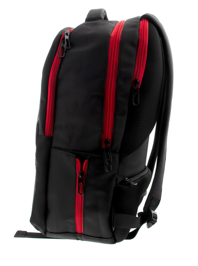 Xtech Insurgent XTB-507 Gaming laptop backpack 16.5” Up to 16.5" - Durable Nylon - Gaming (BLACK & RED)