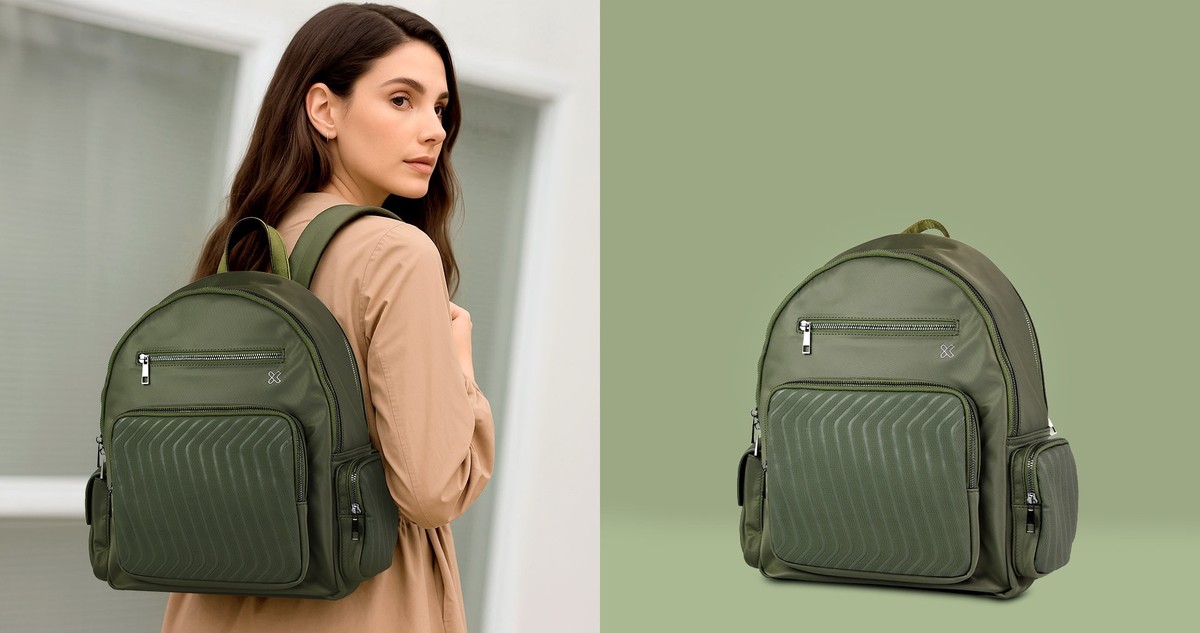 Klip Xtreme - Notebook carrying backpack - 13" - GREEN