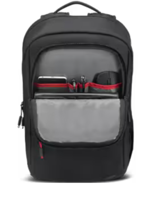 Lenovo ThinkPad Essential (Eco) - Notebook carrying backpack - 16" - BLACK WITH RED ACCENTS