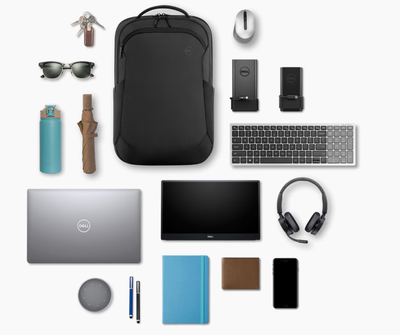 Dell EcoLoop Pro CP5723 - Notebook carrying backpack - up to 15.6" - BLACK