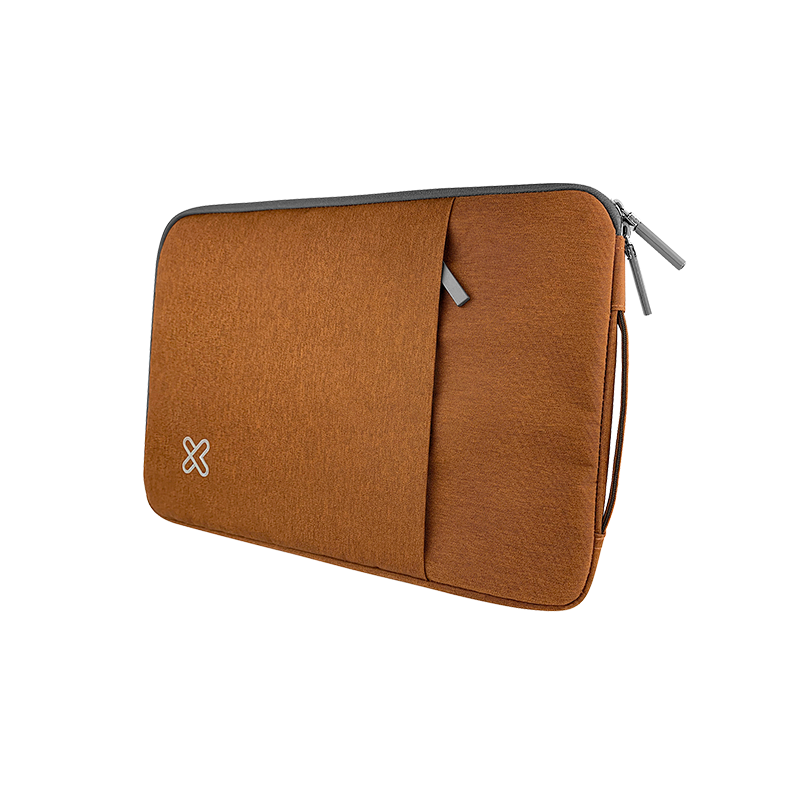 Klip Xtreme SquarePro KNS-420 - Notebook sleeve - 15.6" - BROWN WITH POCKET