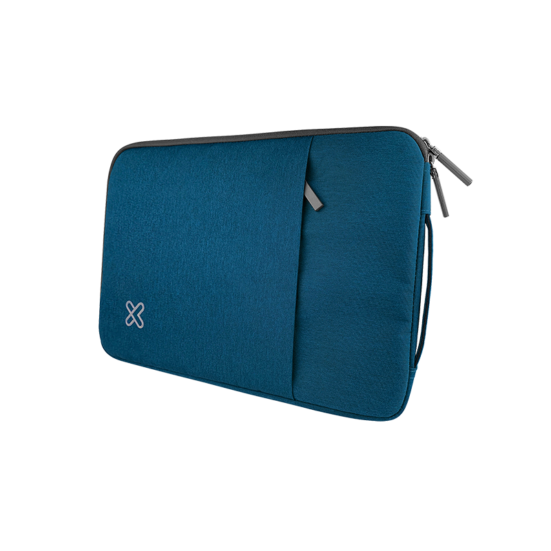 Klip Xtreme SquarePro KNS-420 - Notebook sleeve - 15.6" BLUE WITH POCKET
