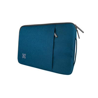 Klip Xtreme SquarePro KNS-420 - Notebook sleeve - 15.6" BLUE WITH POCKET