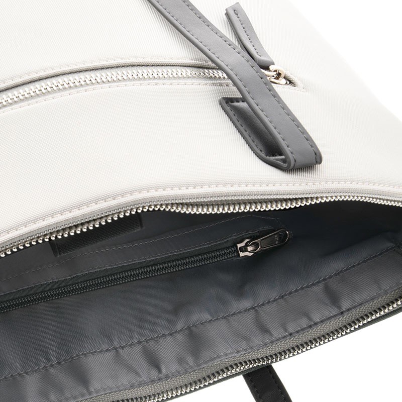 Klip Xtreme - Notebook carrying case and handbag - 15.6" - GRYA/WHITE