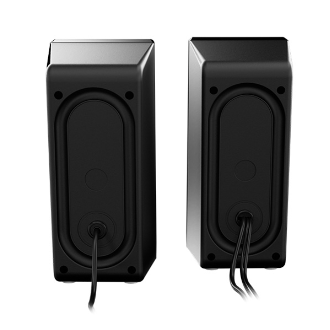Xtech - Speakers - 2.0-channel (BLACK, GAMING WITH LED LIGHT)