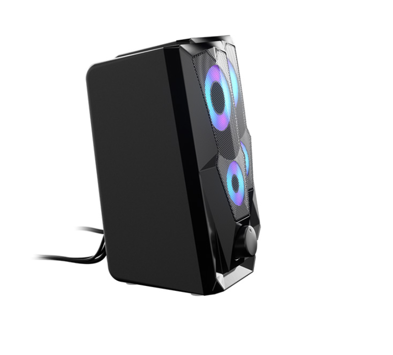 Xtech - Speakers - 2.0-channel (BLACK, GAMING WITH LED LIGHT)