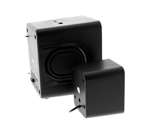 Xtech XTS375 Speakers - Black & white - Auxiliary input, USB and SD audio playback