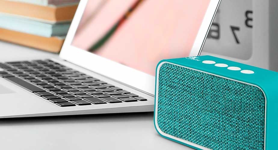 Xtech XTS-615 Anthrax Wireless Speakers - Aqua - Built-in microphone