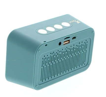 Xtech XTS-615 Anthrax Wireless Speakers - Aqua - Built-in microphone