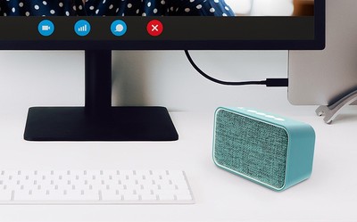 Xtech XTS-615 Anthrax Wireless Speakers - Aqua - Built-in microphone
