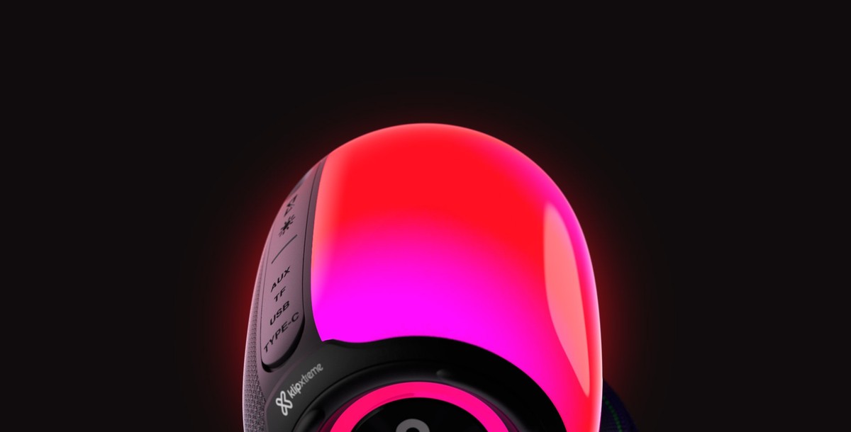 Klip Xtreme KBS-250BK - Speaker - Black Klip Xtreme LED Flame Lights 12W TWS