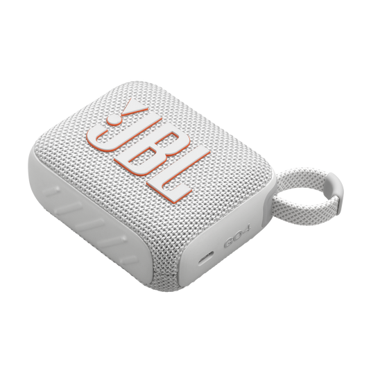 JBL Go 4 - Speaker - for portable use JBL wireless Bluetooth App-controlled 4.2 Watt white