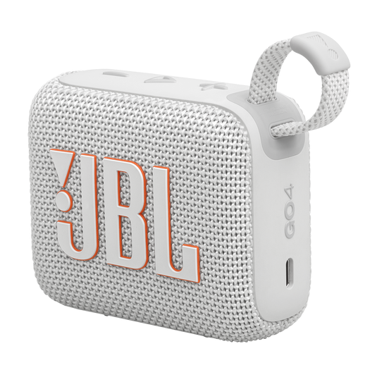 JBL Go 4 - Speaker - for portable use JBL wireless Bluetooth App-controlled 4.2 Watt white