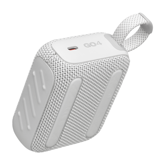 JBL Go 4 - Speaker - for portable use JBL wireless Bluetooth App-controlled 4.2 Watt white