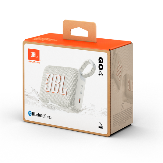 JBL Go 4 - Speaker - for portable use JBL wireless Bluetooth App-controlled 4.2 Watt white