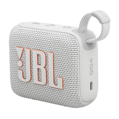 JBL Go 4 - Speaker - for portable use JBL wireless Bluetooth App-controlled 4.2 Watt white