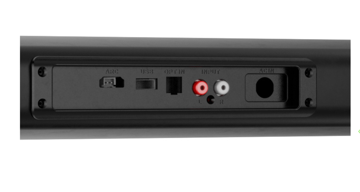 Klip Xtreme KSB-00A - Sound bar - Black Klip Xtreme 2.0ch 60W BT HDMI-OPT-RCA