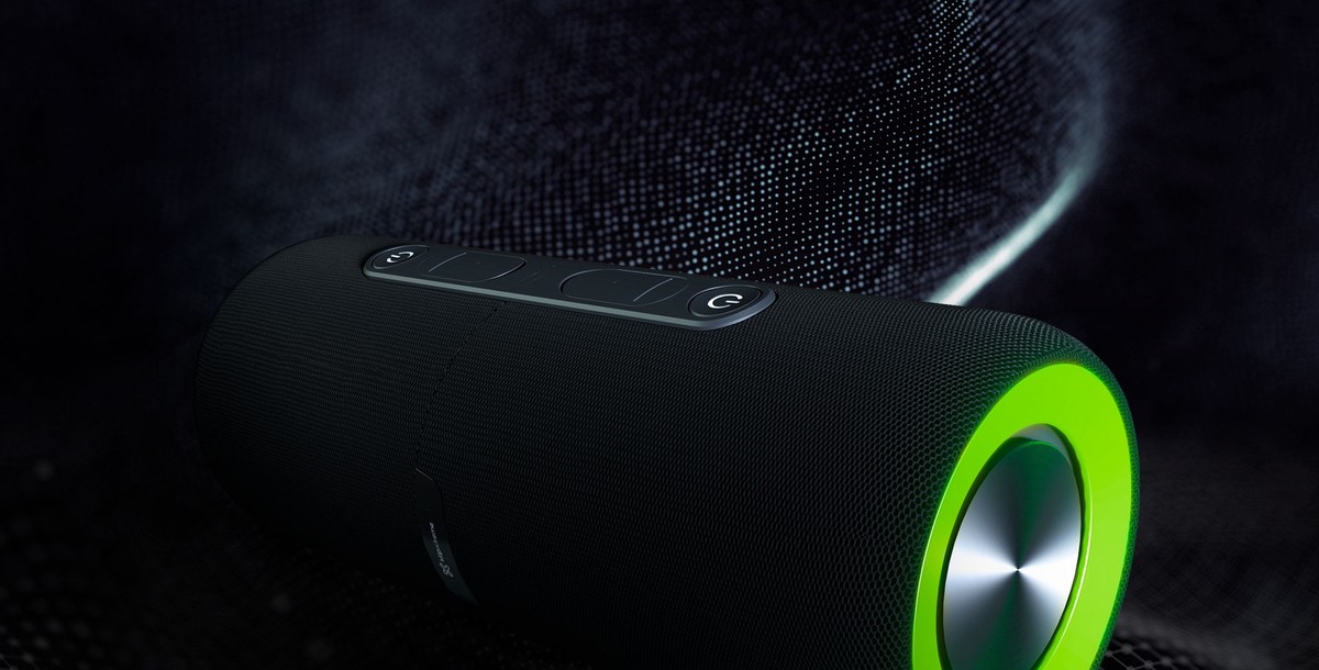 Klip Xtreme Port. TWS Audio KBS-800 - Speaker - black with green accents Klip Xtreme 20W IPX7