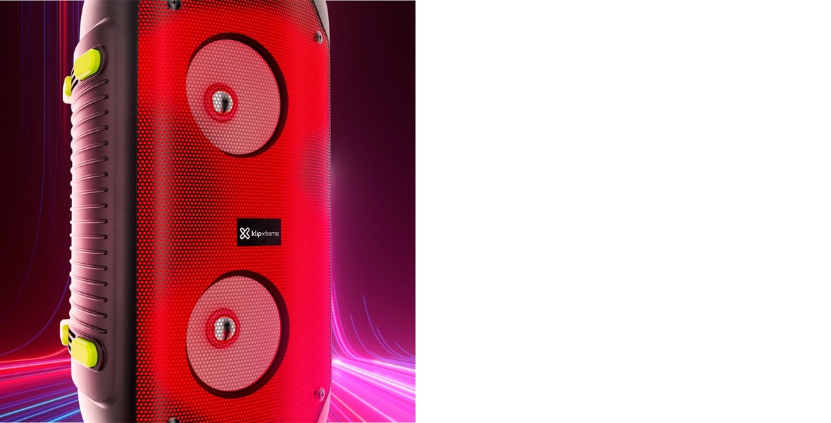 Klip Xtreme KLS-100 - Speaker system - Black Klip Xtreme portable 2x4"