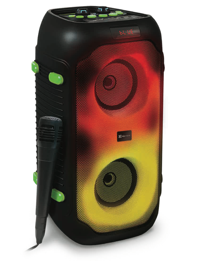 Klip Xtreme KLS-100 - Speaker system - Black Klip Xtreme portable 2x4"