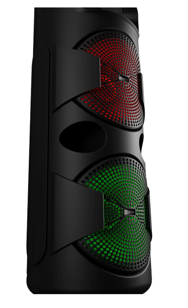 Klip Xtreme KLS-890 - Speaker system - Black Klip Xtreme 2x12"Battery Wls Mic