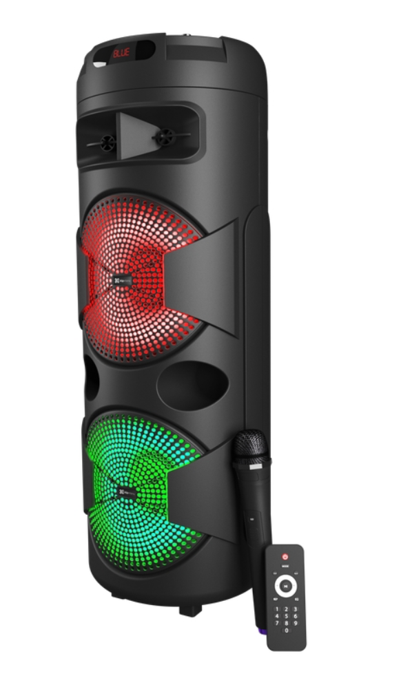 Klip Xtreme KLS-890 - Speaker system - Black Klip Xtreme 2x12"Battery Wls Mic