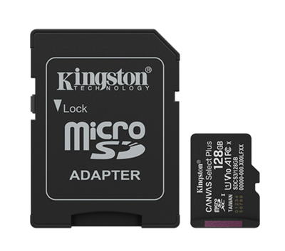Kingston - Flash memory card - microSDHC Kingston 128GB microSDXC Canvas Select