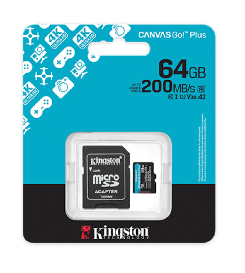 Kingston - Flash memory card - miniSDHC Kingston V30 Card + Adapter