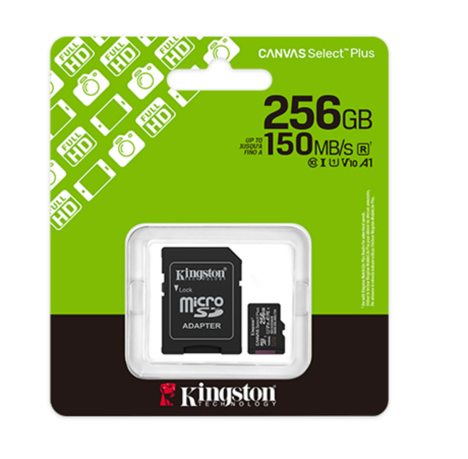 Kingston - Flash memory card - microSDHC - 256GB