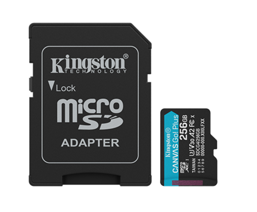 Kingston - Flash memory card - microSDXC Kingston 256GB microSDXC Canvas Go Plus