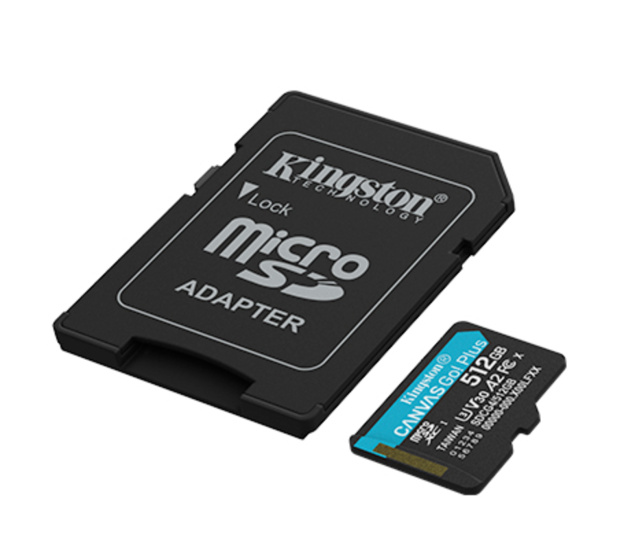 Kingston - Flash memory card - microSDHC Kingston 512GB microSDXC Canvas Go Plus